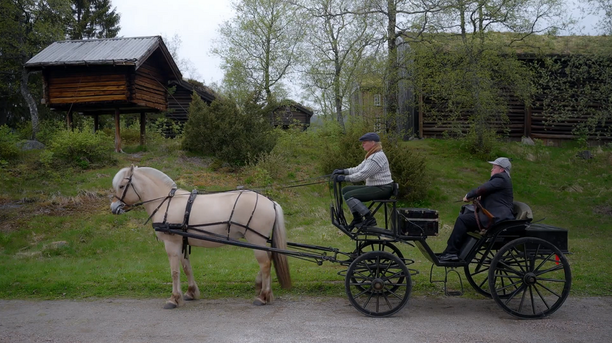 Den trondhjemske postvei Skjermdump fra Kulmin film